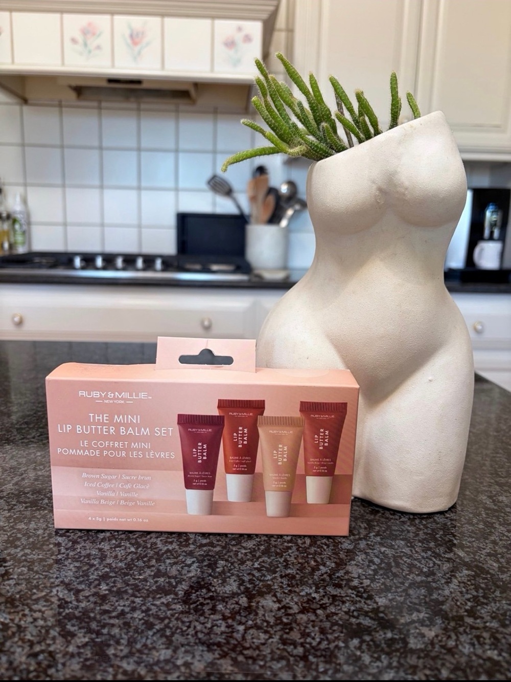 The Mini Lip Butter Balm Set - Nude Shades -NIB